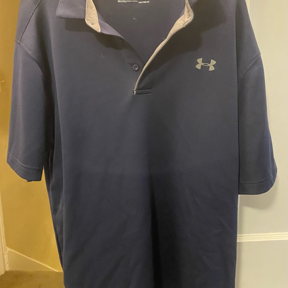 Under Armour Men's Navy Polo Shirt